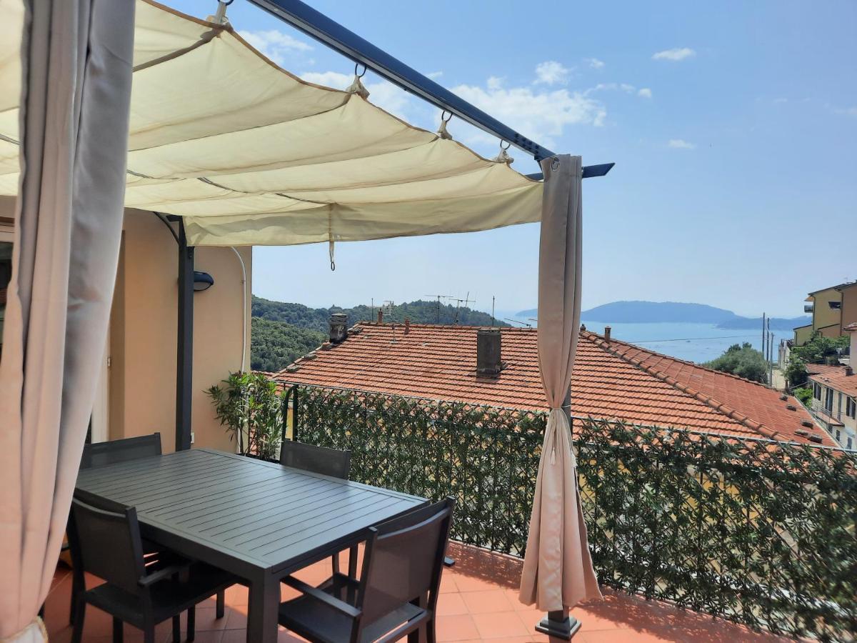 La Terrazza Sul Golfo Dei Poeti Con Vista Mare Apartment Pitelli Exterior photo