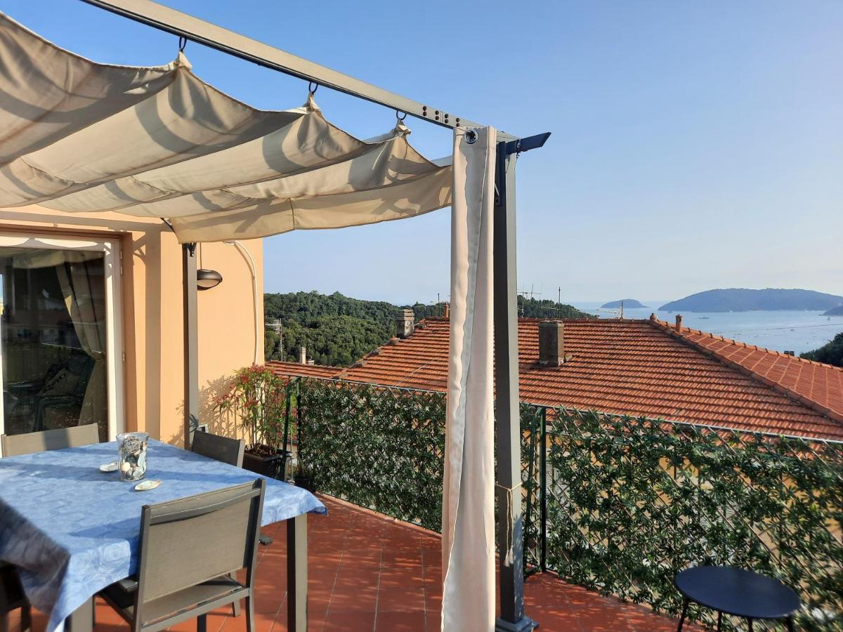 La Terrazza Sul Golfo Dei Poeti Con Vista Mare Apartment Pitelli Exterior photo